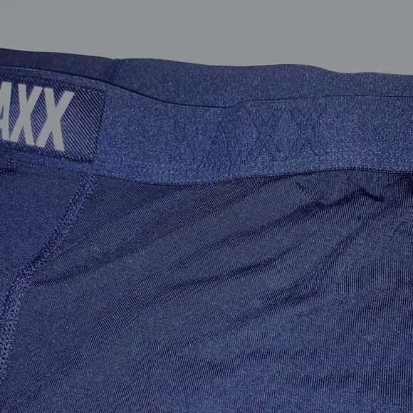 SAXX Ultra Super Soft Stretch Boxer Brief BallPark Pouch Navy Blue L and XXL - Picture 10 of 14